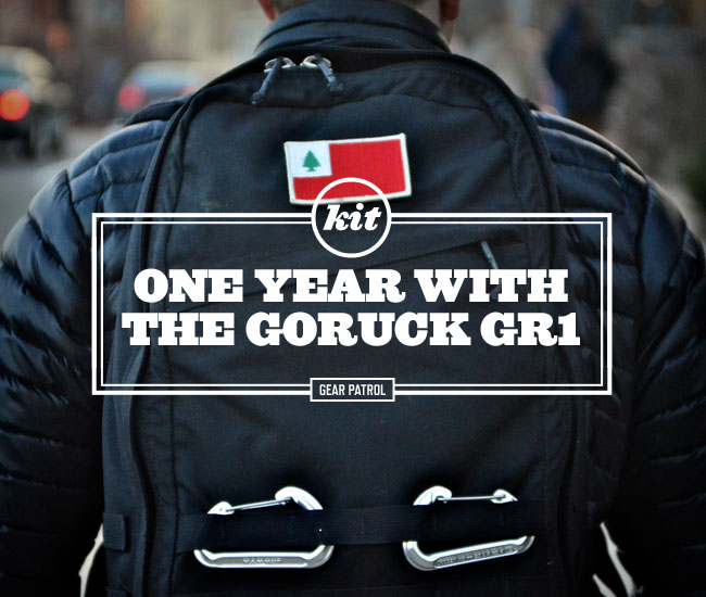 Kit: One Year with the GORUCK GR1 一年评测报告