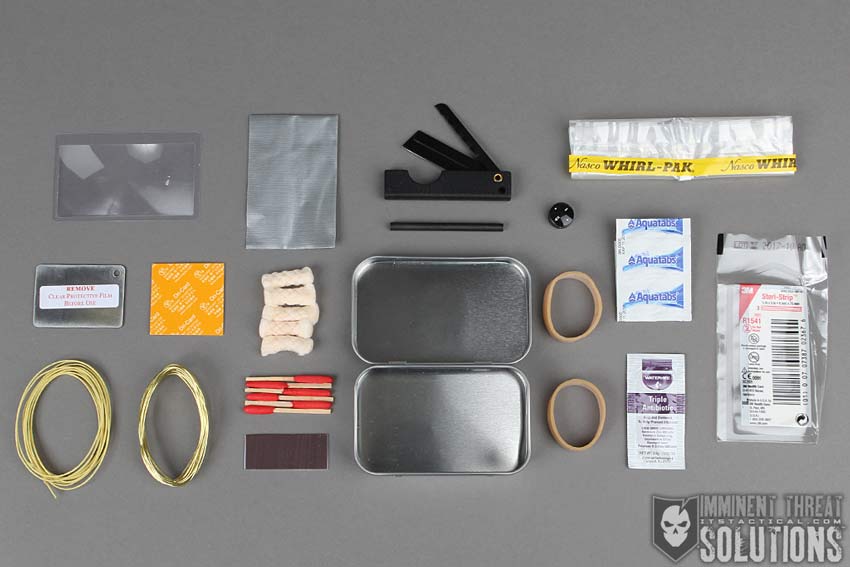 Mini Survival Kits and Pebble Leather Morale Patches