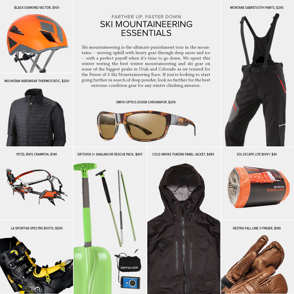 EARN YOUR TURNS KIT: SKI MOUNTAINEERING 山地滑雪装备选购